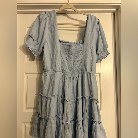 NWT - Altar’d State Light Blue Tiered Dress - Size XL - New With Tags - Picture 2 of 3